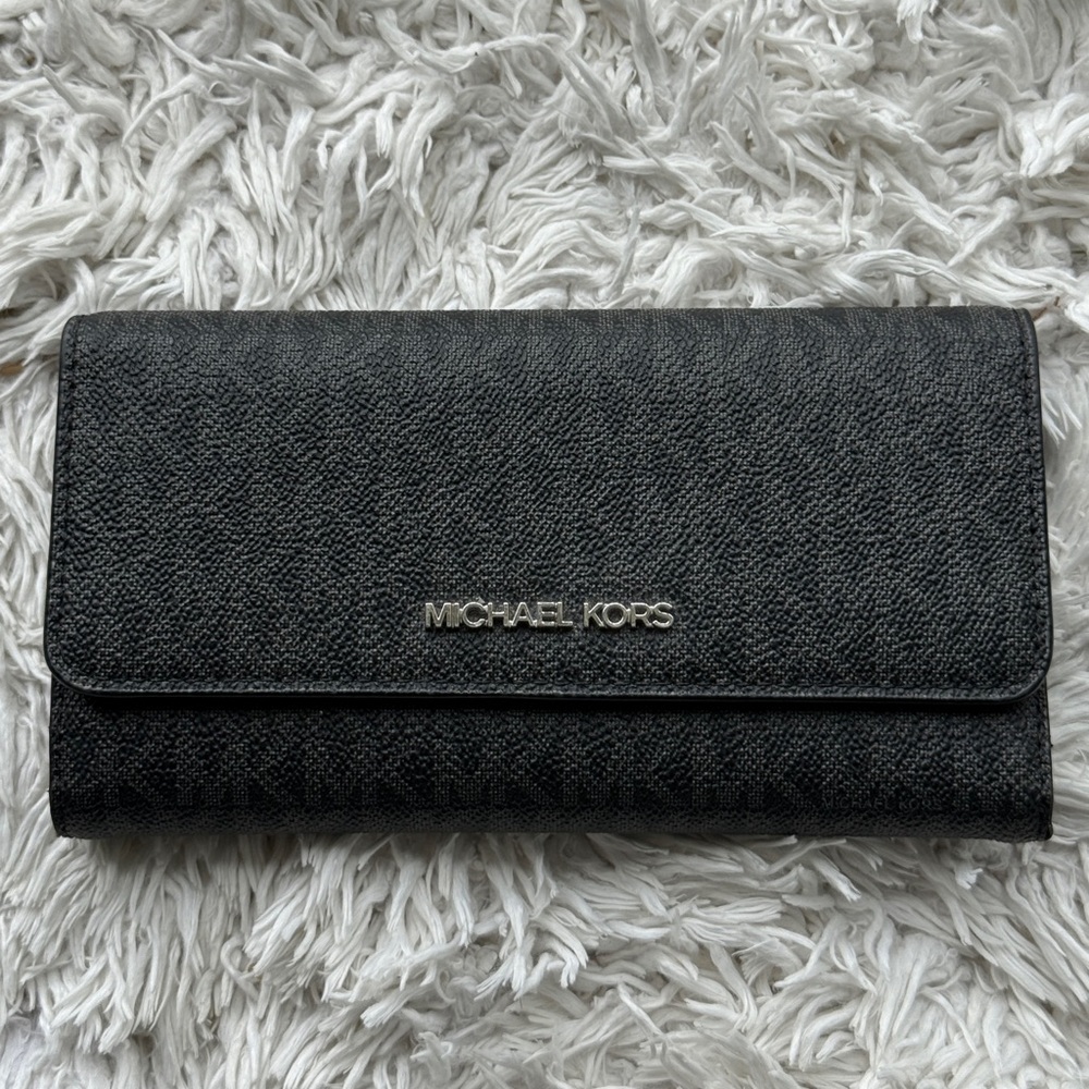 Michael Kors Charcoal Card Holder